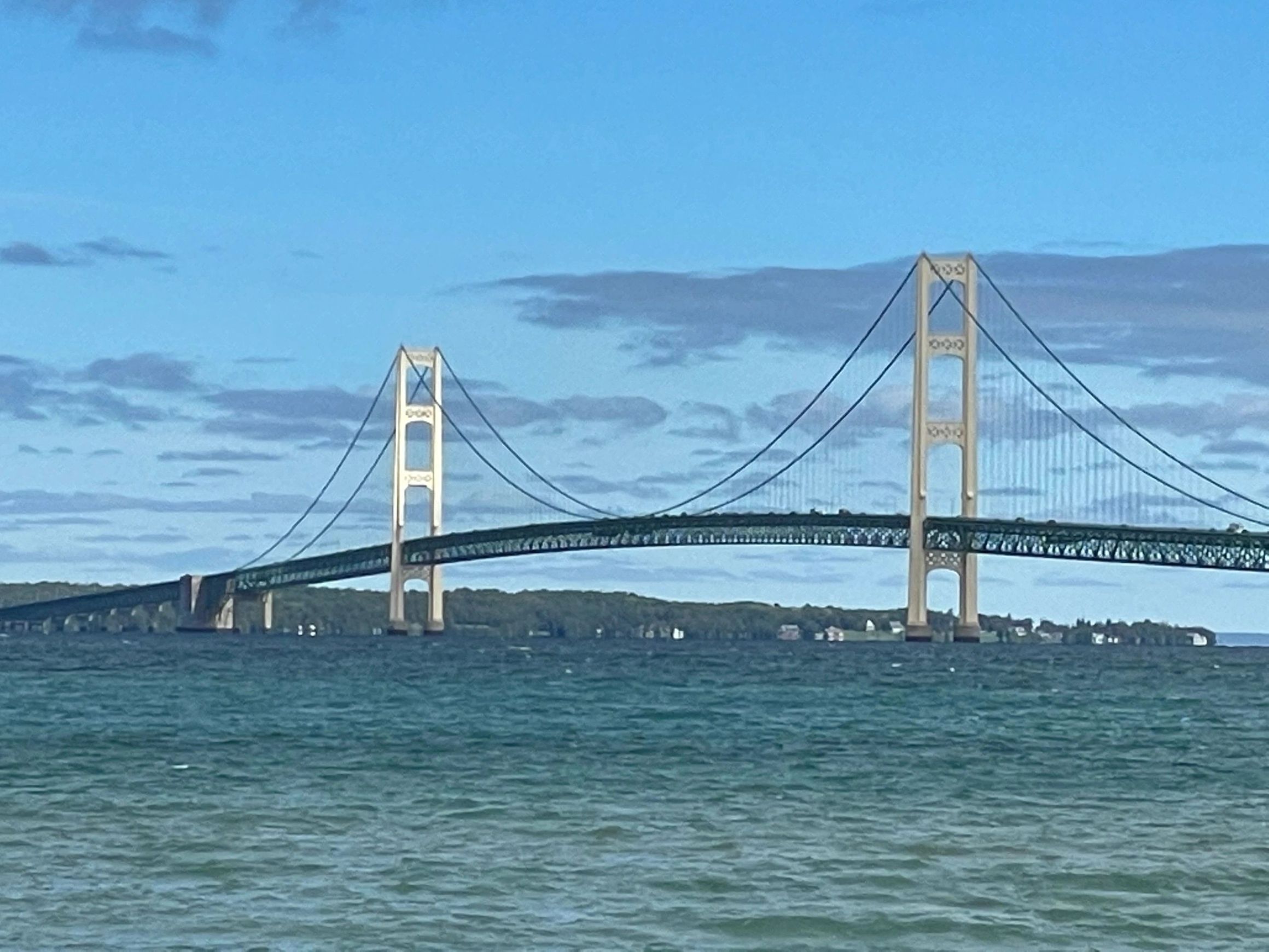 The Mackinac Bridge over the Straits